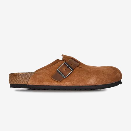 BIRKENSTOCK boston BOSTON LEATHER MIX COGNAC MARRONE UOMO