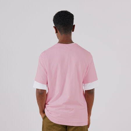 NIKE TEE SHIRT CLUB ROSA/BIANCO UOMO