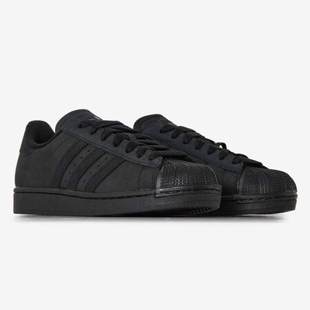 ADIDAS ORIGINALS superstar SUPERSTAR II NUBUCK NERO UOMO