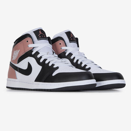 JORDAN air jordan 1 AIR JORDAN 1 MID BIANCO/ROSA UOMO