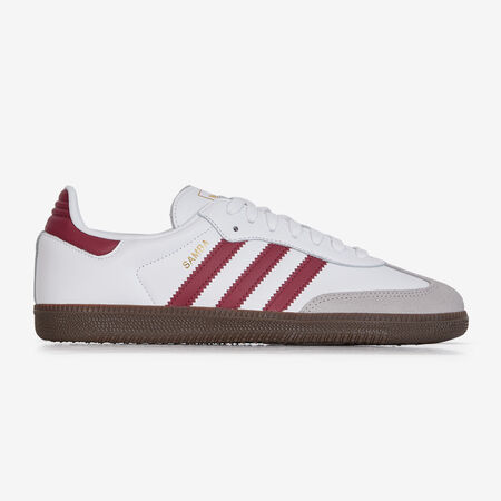 ADIDAS ORIGINALS samba SAMBA OG BIANCO/BORDEAUX UOMO