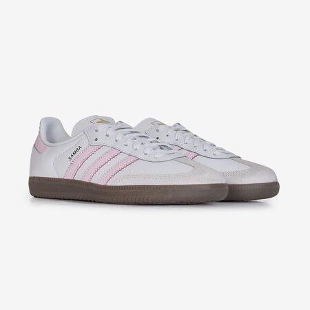 ADIDAS ORIGINALS SAMBA OG PATENT BIANCO/ROSA RAGAZZO