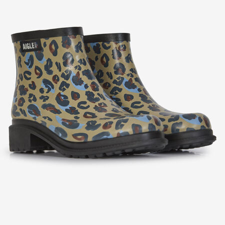 AIGLE FULFEEL LOW LEOPARD BEIGE/MARRONE DONNA