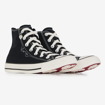 CONVERSE CHUCK TAYLOR HI LOVE NERO/BIANCO DONNA