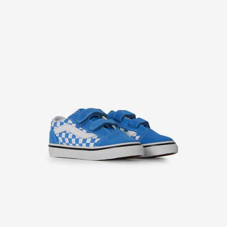 VANS old skool OLD SKOOL CHECK V BLU/BIANCO NEONATO