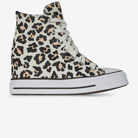 CONVERSE chuck taylor all star CHUCK TAYLOR ALL STAR WEDGE CHEETAH BIANCO/MARRONE DONNA