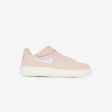 NIKE air force 1 AIR FORCE 1 LOW SUEDE ROSA/BIANCO BAMBINO