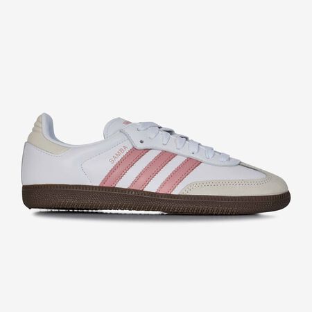 ADIDAS ORIGINALS samba SAMBA OG BIANCO/ROSA DONNA
