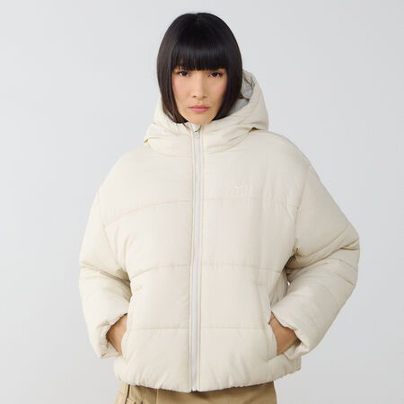 NIKE DOUDOUNE PUFFER BEIGE/BIANCO DONNA