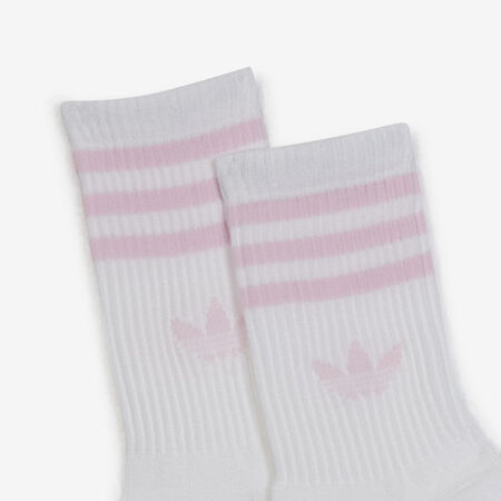 ADIDAS ORIGINALS CHAUSSETTES X3 CREW 3 STRIPES BIANCO/NERO UNISEX