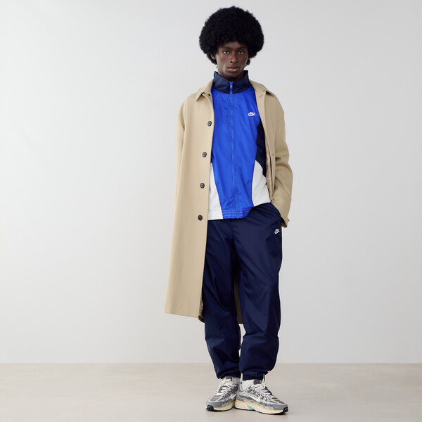 NIKE TRACKSUIT WOVEN NERO/BLU COMPLETO UOMO1