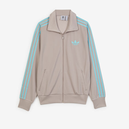 ADIDAS ORIGINALS JACKET FZ TRACKTOP FIREBIRD BEIGE/BLU DONNA