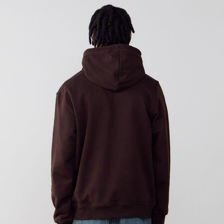 ADIDAS ORIGINALS HOODIE ESSENTIAL TREFOIL MARRONE UOMO