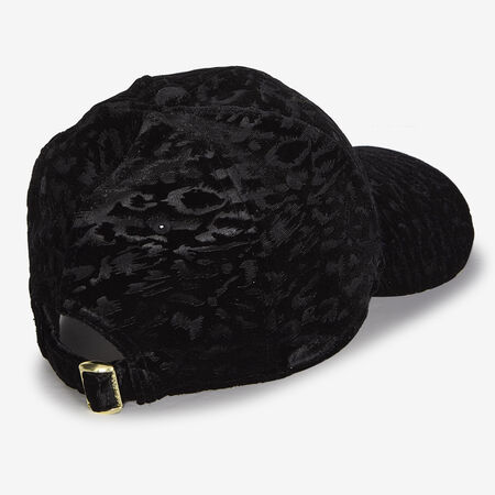 NEW ERA 9FORTY WOMEN NY LEO VELOUR NERO DONNA
