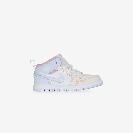 JORDAN air jordan 1 AIR JORDAN 1 MID LOVE IS IN THE AIR BIANCO/BLU NEONATO