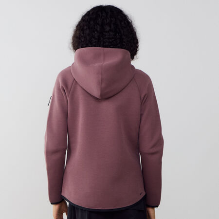 NIKE JACKET ZIP TECH FLEECE MARRONE DONNA