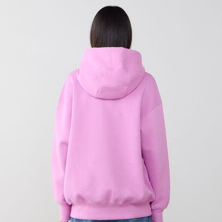 NIKE HOODIE PHOENIX LONG OVERSIZED ROSA DONNA