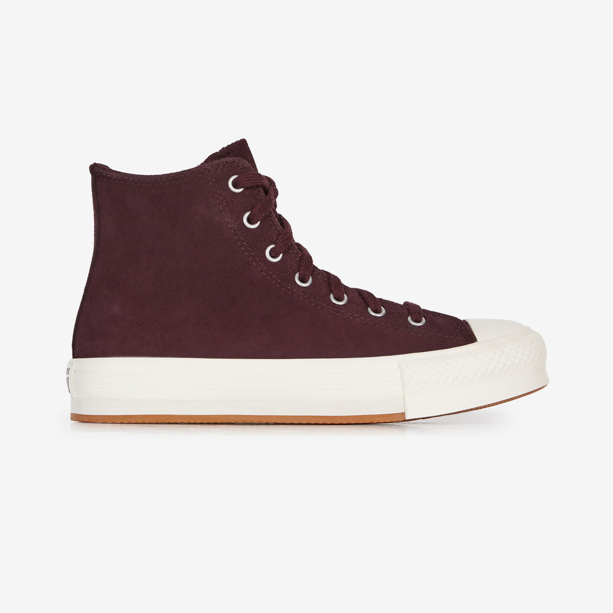 Converse pelle bordeaux top