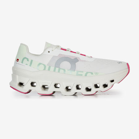 ON RUNNING CLOUDMONSTER BIANCO/ROSA DONNA