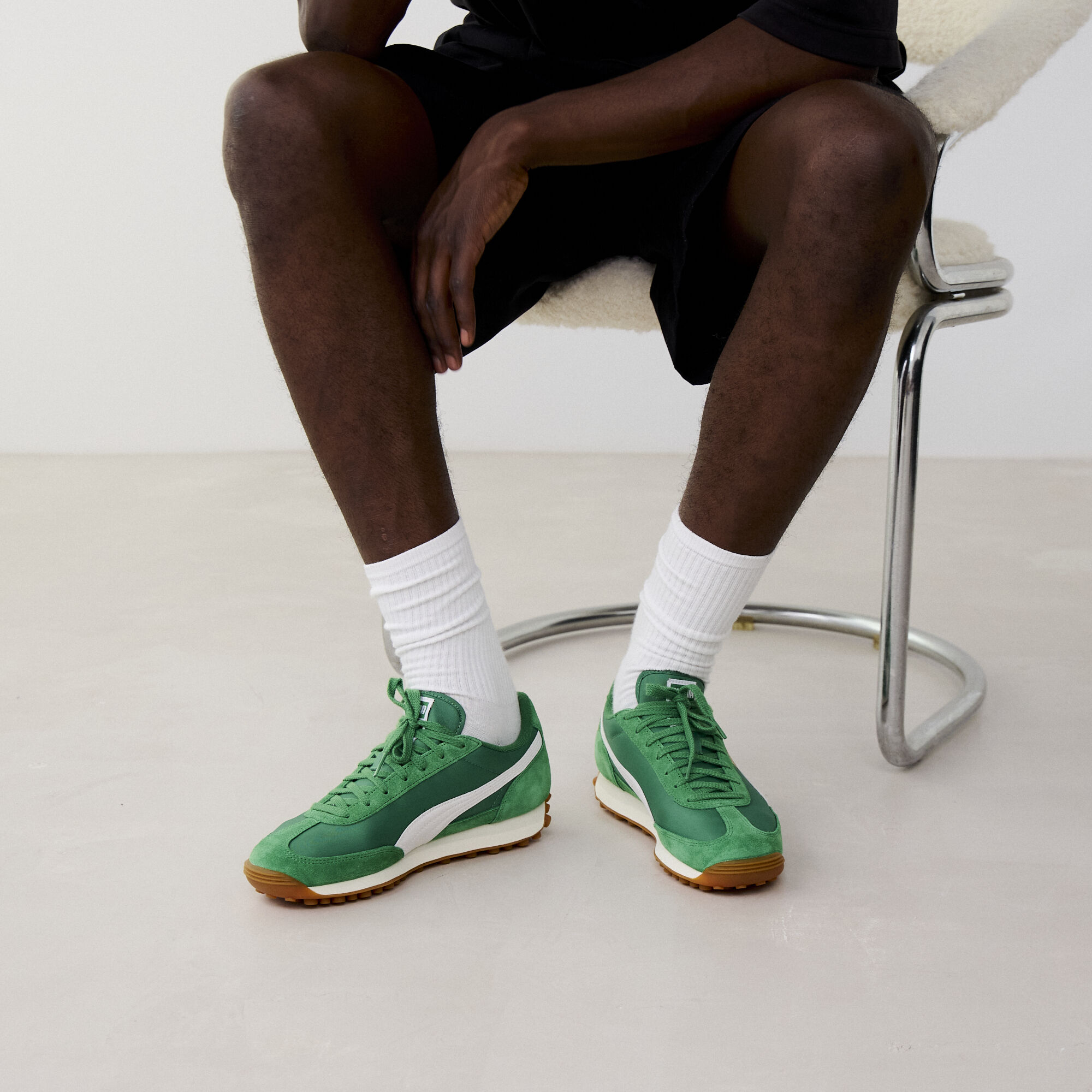 PUMA EASY RIDER VINTAGE VERDE/BIANCO SNEAKERS UOMO