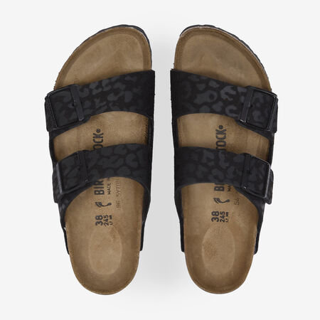 BIRKENSTOCK ARIZONA CHEETAH NERO DONNA