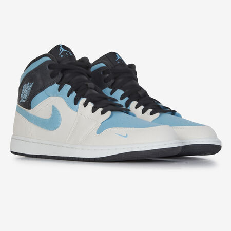 JORDAN AIR JORDAN 1 MID SE BIANCO/BLU UOMO