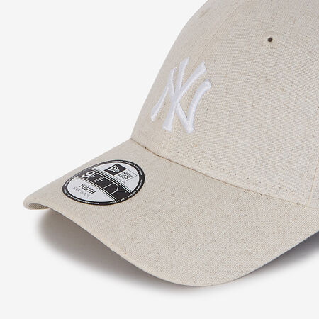 NEW ERA 9FORTY KIDS NY LINEN BEIGE/BIANCO BAMBINO