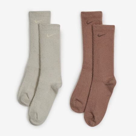 NIKE CHAUSSETTES X2 CREW CUSH BEIGE/ROSA UOMO