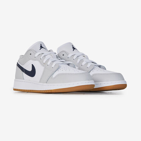 JORDAN AIR JORDAN 1 LOW BIANCO/GRIGIO RAGAZZO