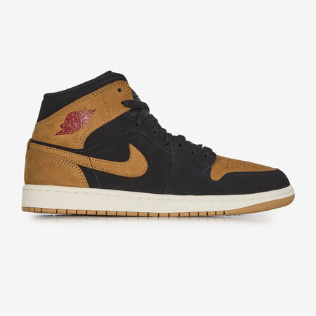 JORDAN AIR JORDAN 1 MID SE NERO/MIELE UOMO