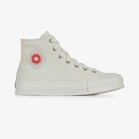 CHUCK TAYLOR ALL STAR EVA LIFT HI FESTIV : ECRU/MULTICOLORE