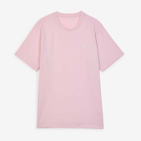 CONVERSE TEE SHIRT STAR CHEVRON EMBROIDERED ROSA/BIANCO UOMO