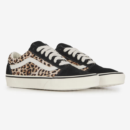 VANS old skool OLD SKOOL LEOPARD NERO/BEIGE DONNA