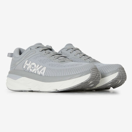 HOKA BONDI 7 BIANCO/GRIGIO UOMO