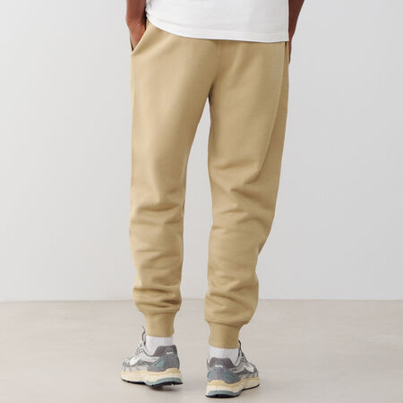 NIKE PANT JOGGER CLUB BEIGE/BIANCO UOMO