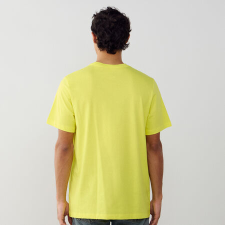 NIKE TEE SHIRT CLUB GIALLO/BIANCO UOMO
