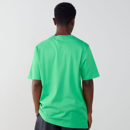 ADIDAS ORIGINALS TEE SHIRT ESSENTIAL VERDE/BIANCO UOMO