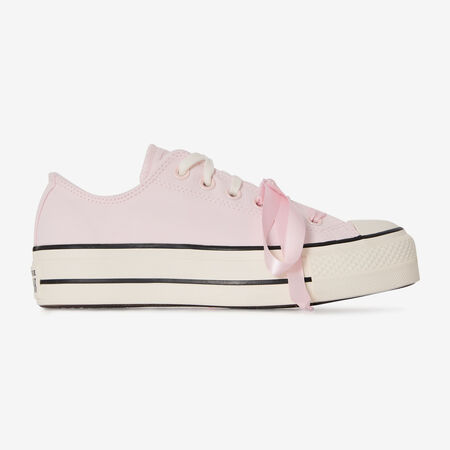 CONVERSE chuck taylor all star CHUCK TAYLOR LIFT OX DOUBLE LACE ROSA DONNA