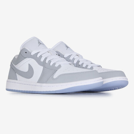 JORDAN jordan AIR JORDAN 1 LOW BIANCO/GRIGIO DONNA