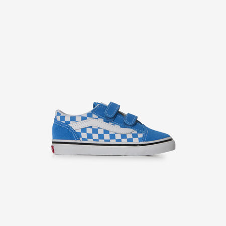 VANS old skool OLD SKOOL CHECK V BLU/BIANCO NEONATO