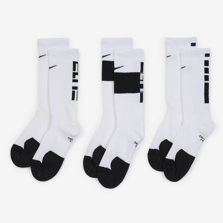 NIKE CHAUSSETTES X3 CREW ELITE BIANCO/NERO UOMO
