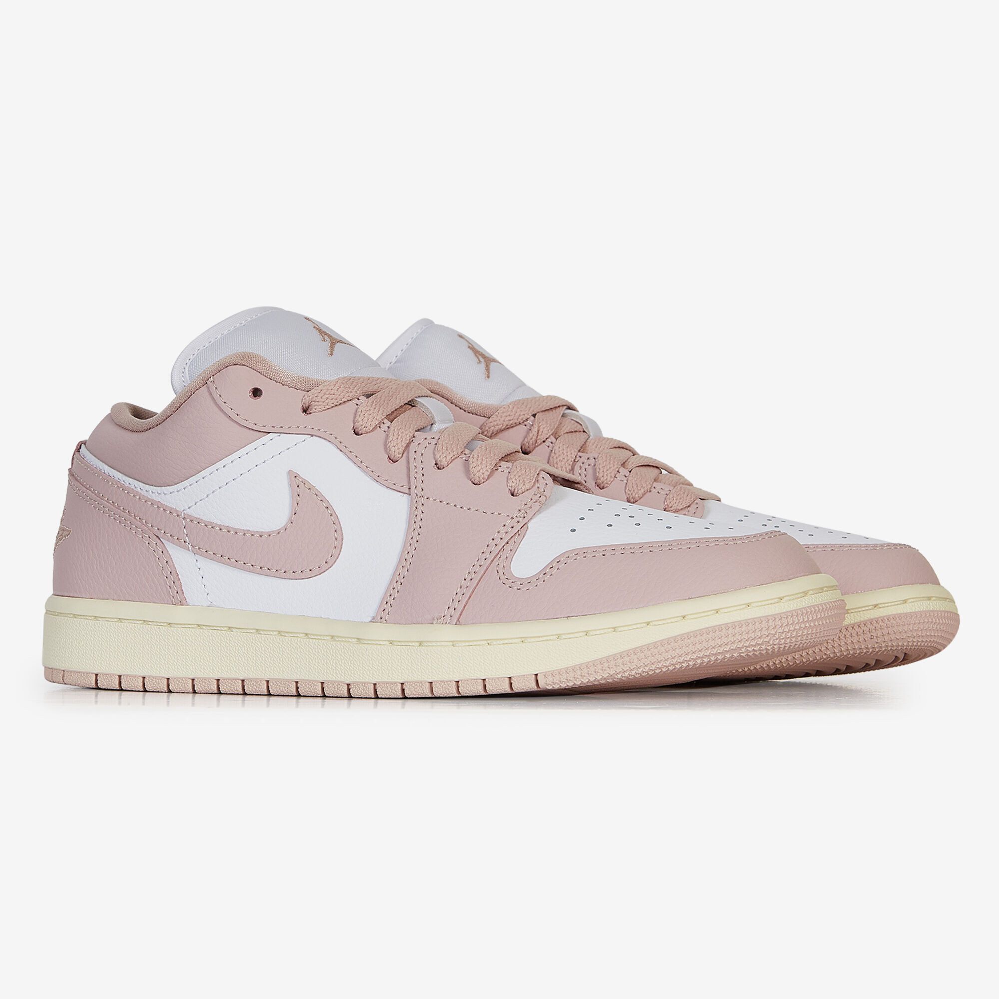JORDAN AIR JORDAN 1 LOW BIANCO ROSA SNEAKERS DONNA Courir
