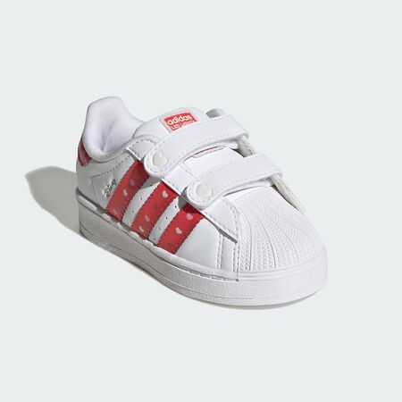 ADIDAS ORIGINALS superstar SUPERSTAR II CF LED ALICE IN WONDERLAND BIANCO/ROJO NEONATO
