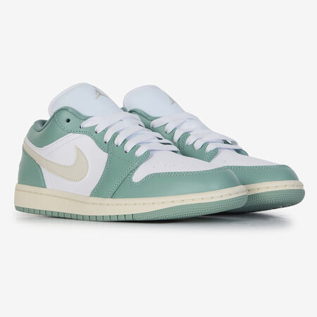 JORDAN AIR JORDAN 1 LOW BIANCO/VERDE DONNA