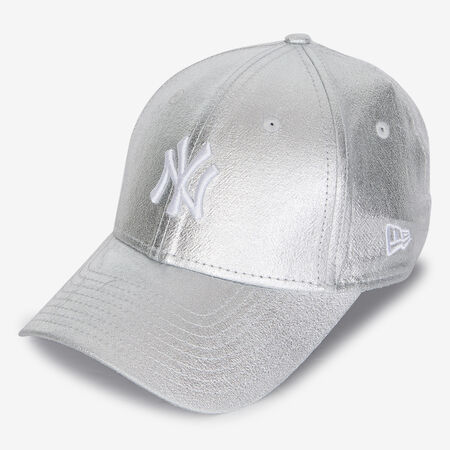 NEW ERA 9FORTY WOMEN NY METALLIC ARGENTO DONNA