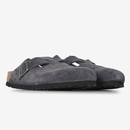 BIRKENSTOCK boston BOSTON SUEDE CHARCOAL GRIGIO DONNA