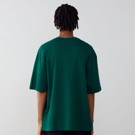 ADIDAS ORIGINALS TEE SHIRT TREFOIL VERDE/BIANCO UOMO