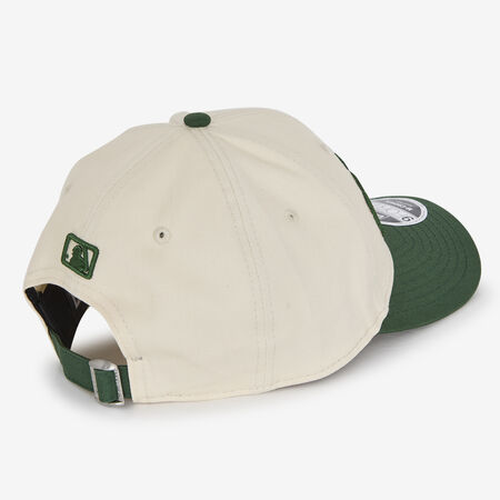 NEW ERA 9FORTY LA WORDMARK BEIGE/VERDE UOMO