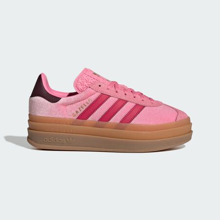 ADIDAS ORIGINALS gazelle GAZELLE BOLD VELVET ROSA/ROSSO RAGAZZO