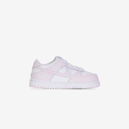 NIKE dunk DUNK LOW BIANCO/ROSA NEONATO